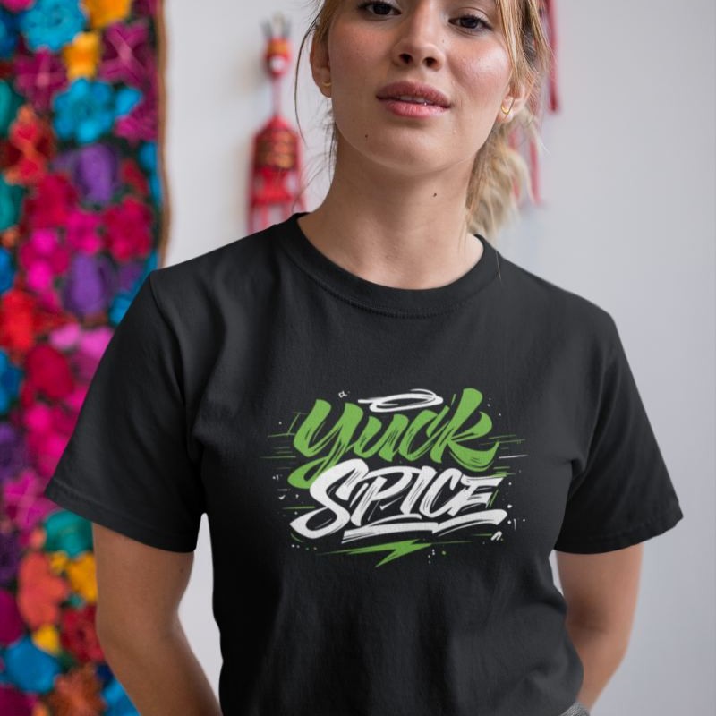 Kadın Özel Baskılı Modern Fit %100 Pamuk Bisiklet Yaka T-Shirt