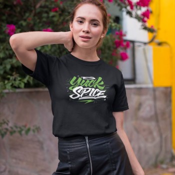 Kadın Özel Baskılı Modern Fit %100 Pamuk Bisiklet Yaka T-Shirt