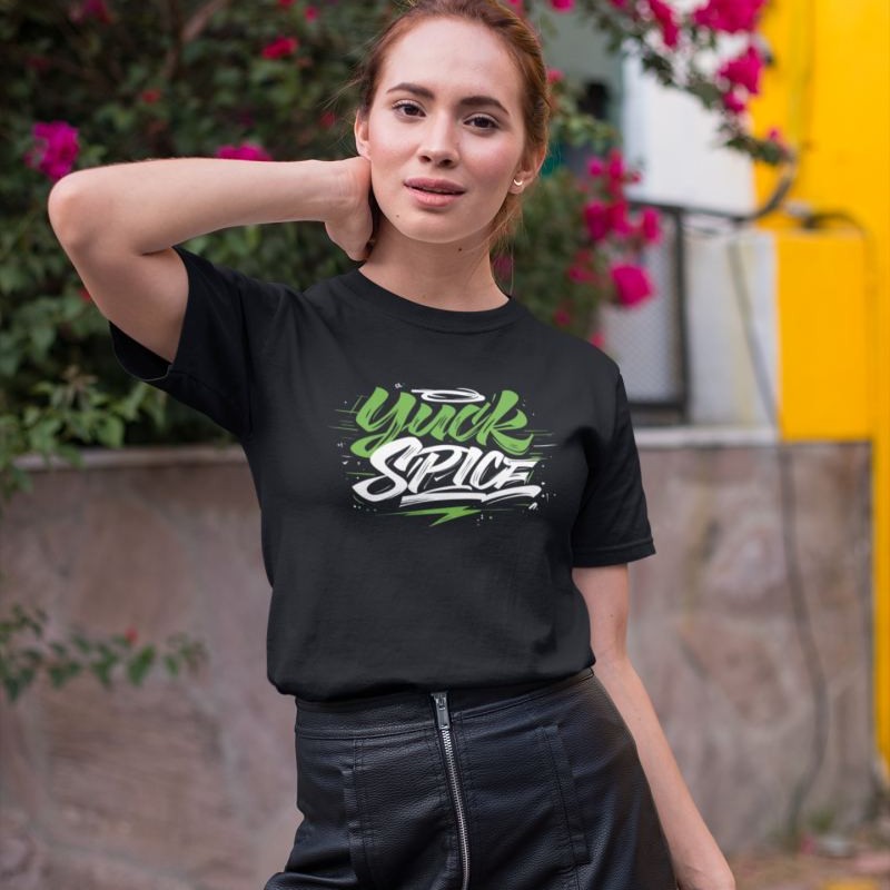 Kadın Özel Baskılı Modern Fit %100 Pamuk Bisiklet Yaka T-Shirt
