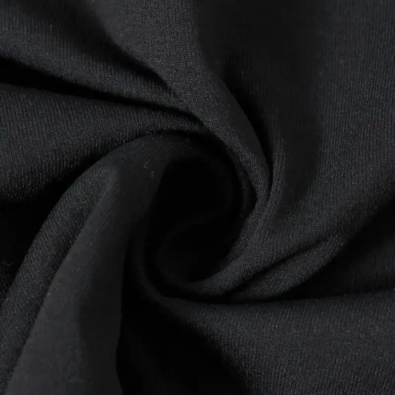 Kadın T-Shirt Ördek Baskılı Bisiklet Yakalı Kısa kol Tişört - Siyah