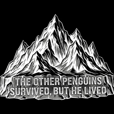 Kadın T-Shirt Penguen Baskılı Bisiklet Yaka Kısa kol yazlık Tişört - Siyah