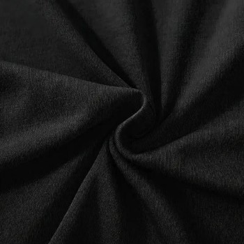 Kadın Tişört fiyonk baskılı Bisiklet yaka yazlık Kısa Kol oversize t-shirt - Siyah