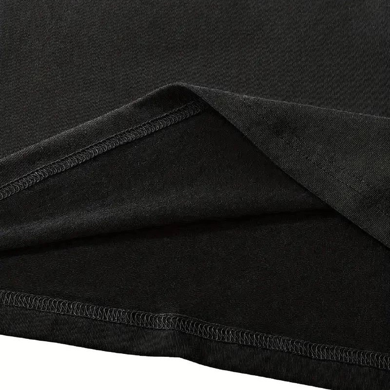 Kadın Tişört fiyonk baskılı Bisiklet yaka yazlık Kısa Kol oversize t-shirt - Siyah