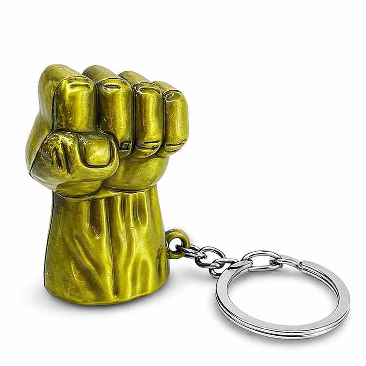 Marvel Avengers Hulk Yumruğu Metal Anahtarlık 