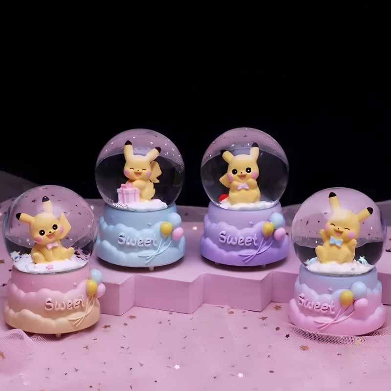 Pokemon Işıklı Kar Küresi 7 Cm 