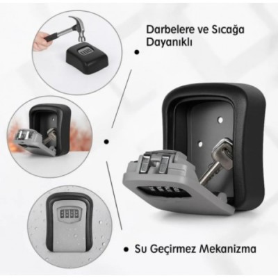 Şifreli Anahtar ve Eşya Saklama Güvenlik Kasası