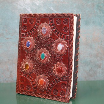 Taşlı Deri Defter Model 7 