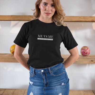 Unisex Erkek/Kadın Özel Baskılı Modern Fit %100 Pamuk Bisiklet Yaka T-Shirt