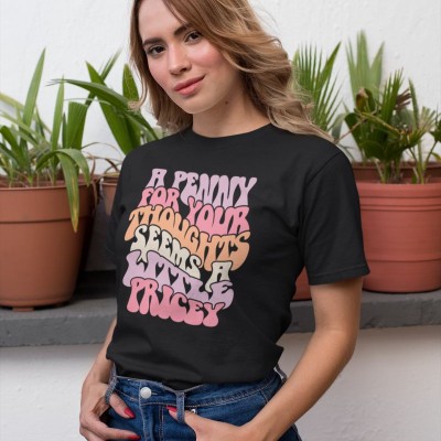 Unisex Erkek/Kadın Özel Baskılı Modern Fit %100 Pamuk Bisiklet Yaka T-Shirt