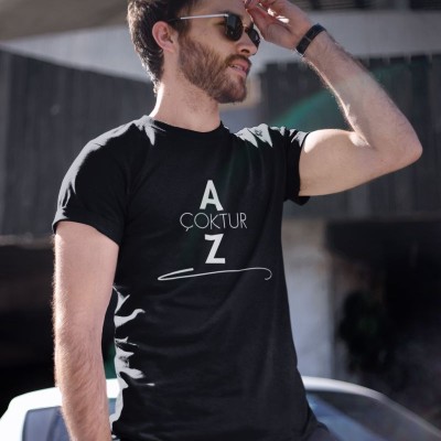 Unisex Erkek/Kadın Özel Baskılı Modern Fit %100 Pamuk Bisiklet Yaka T-Shirt