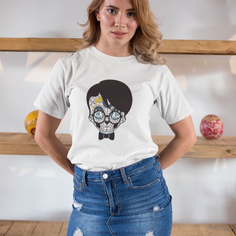Unisex Erkek/Kadın Özel Baskılı Modern Fit %100 Pamuk Bisiklet Yaka T-Shirt