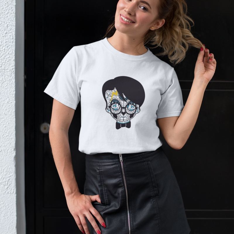 Unisex Erkek/Kadın Özel Baskılı Modern Fit %100 Pamuk Bisiklet Yaka T-Shirt