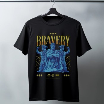 Unisex Oversize 24/1 Penye DTF Baskılı Tişört - DTF102