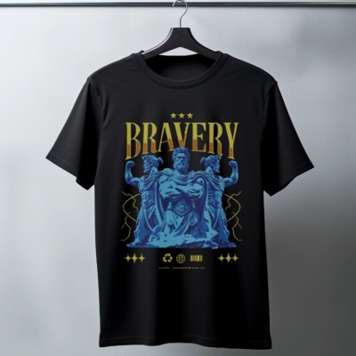 Unisex Oversize 24/1 Penye DTF Baskılı Tişört - DTF102