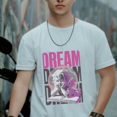 Unisex Oversize 24/1 Penye DTF Baskılı Tişört - DTF103