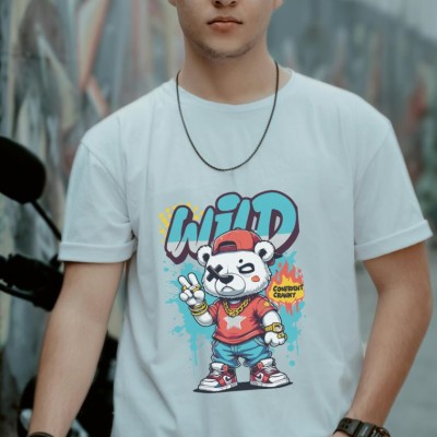 Unisex Oversize 24/1 Penye DTF Baskılı Tişört - DTF107