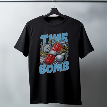 Unisex Oversize 24/1 Penye DTF Baskılı Tişört - DTF115