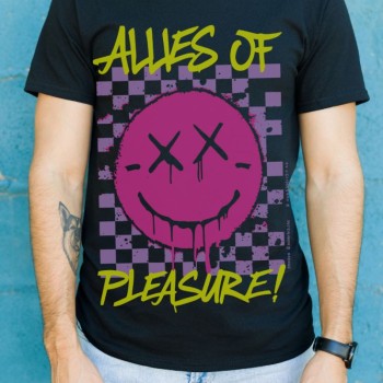 Unisex Oversize 24/1 Penye DTF Baskılı Tişört - DTF123