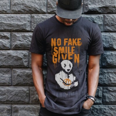 Unisex Oversize 24/1 Penye DTF Baskılı Tişört - DTF124
