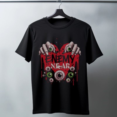 Unisex Oversize 24/1 Penye DTF Baskılı Tişört - DTF128