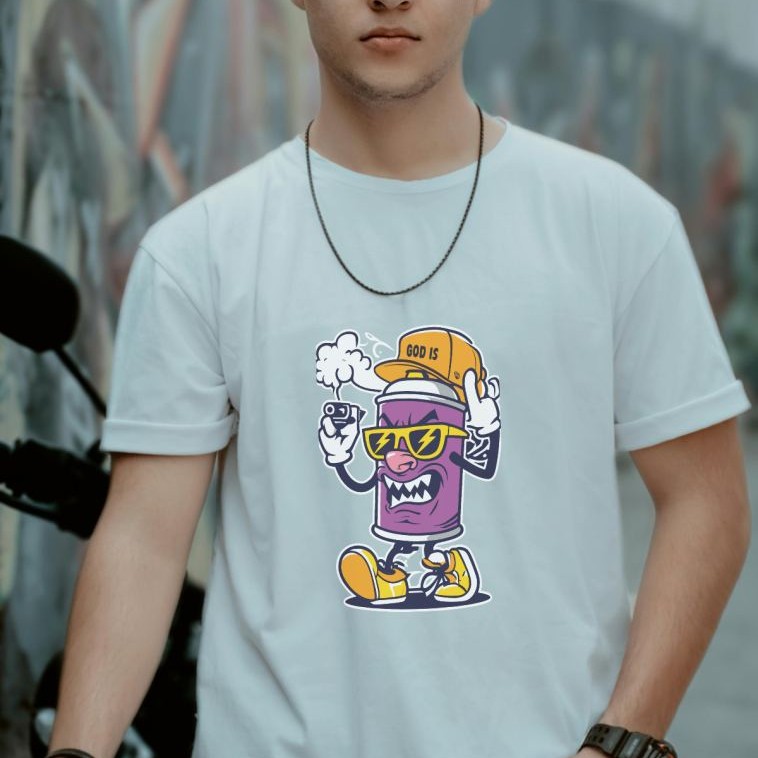 Unisex Oversize 24/1 Penye DTF Baskılı Tişört - DTF137