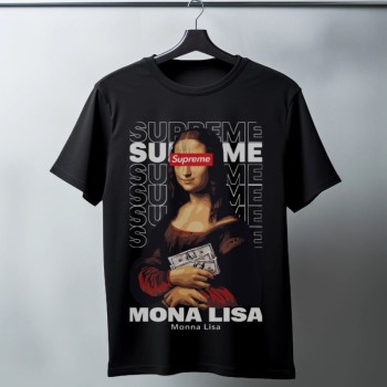 Unisex Oversize 24/1 Penye DTF Baskılı Tişört - DTF143