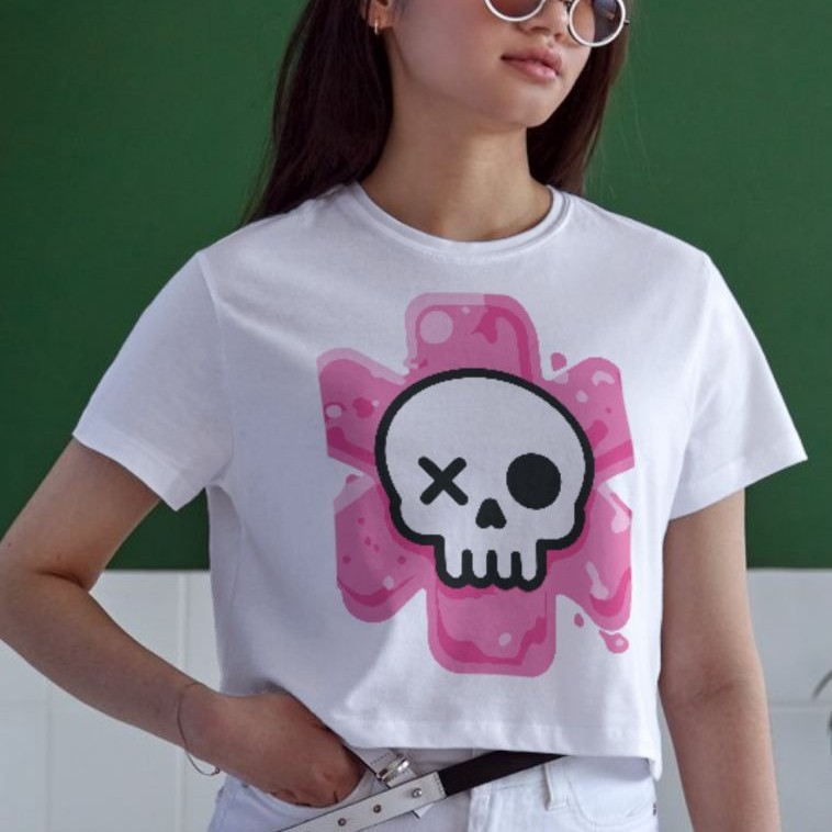 Unisex Oversize 24/1 Penye DTF Baskılı Tişört - DTF146