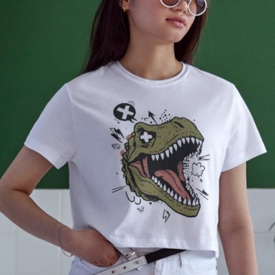 Unisex Oversize 24/1 Penye DTF Baskılı Tişört - DTF148