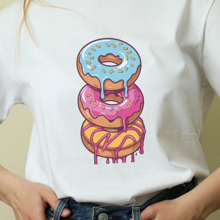 Unisex Oversize 24/1 Penye DTF Baskılı Tişört - DTF149
