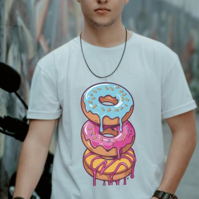 Unisex Oversize 24/1 Penye DTF Baskılı Tişört - DTF149