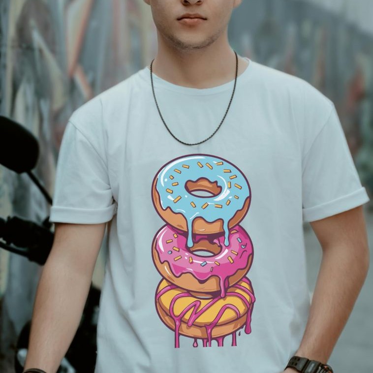 Unisex Oversize 24/1 Penye DTF Baskılı Tişört - DTF149