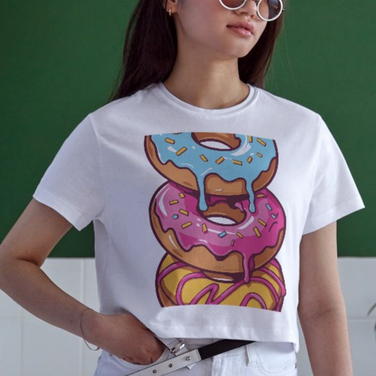 Unisex Oversize 24/1 Penye DTF Baskılı Tişört - DTF149