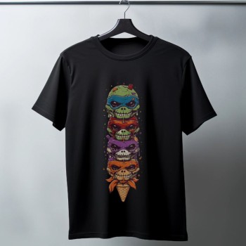 Unisex Oversize 24/1 Penye DTF Baskılı Tişört - DTF151