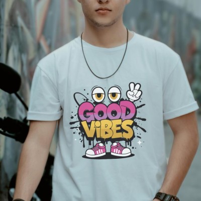 Unisex Oversize 24/1 Penye DTF Baskılı Tişört - DTF156