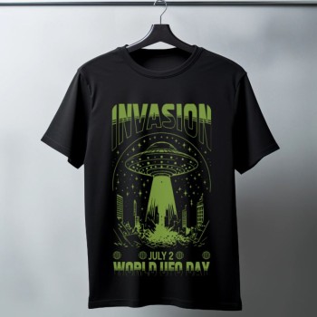 Unisex Oversize 24/1 Penye DTF Baskılı Tişört - DTF158