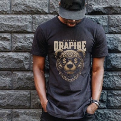Unisex Oversize 24/1 Penye DTF Baskılı Tişört - DTF160