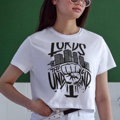 Unisex Oversize 24/1 Penye DTF Baskılı Tişört - DTF161