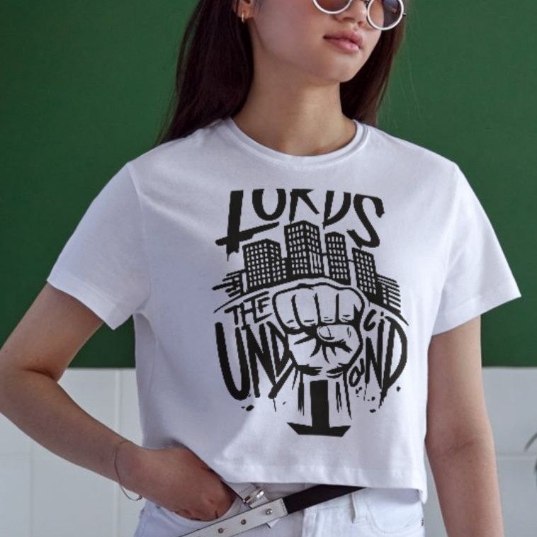 Unisex Oversize 24/1 Penye DTF Baskılı Tişört - DTF161