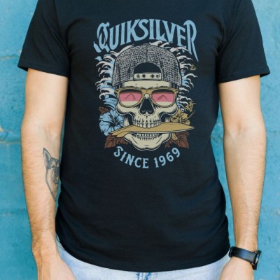 Unisex Oversize 24/1 Penye DTF Baskılı Tişört - DTF163