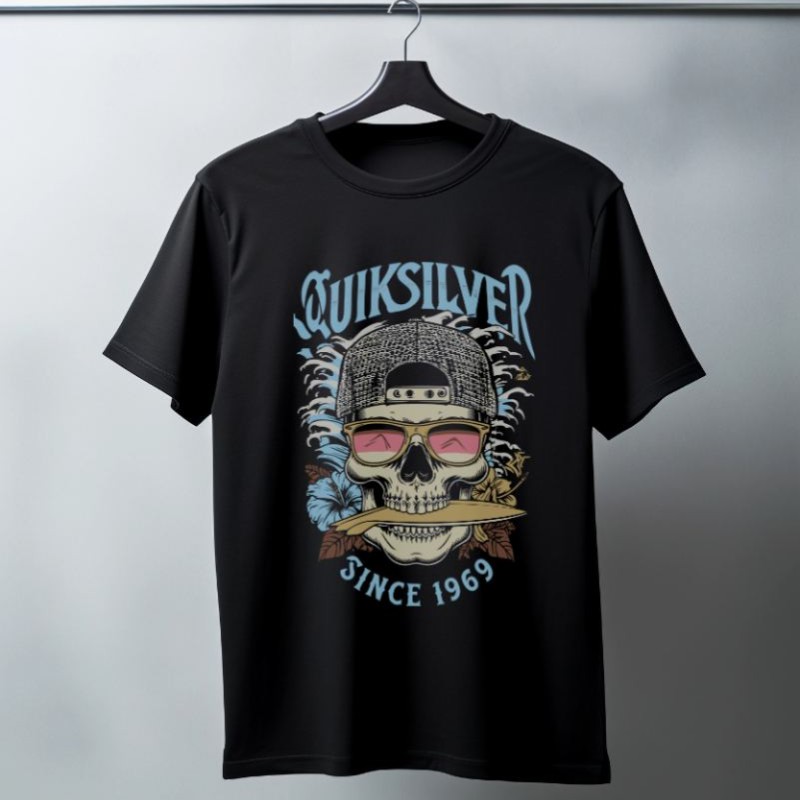 Unisex Oversize 24/1 Penye DTF Baskılı Tişört - DTF163