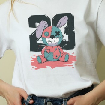 Unisex Oversize 24/1 Penye DTF Baskılı Tişört - DTF169