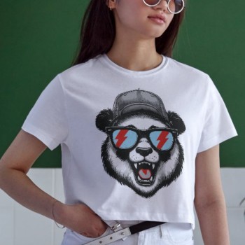 Unisex Oversize 24/1 Penye DTF Baskılı Tişört - DTF171