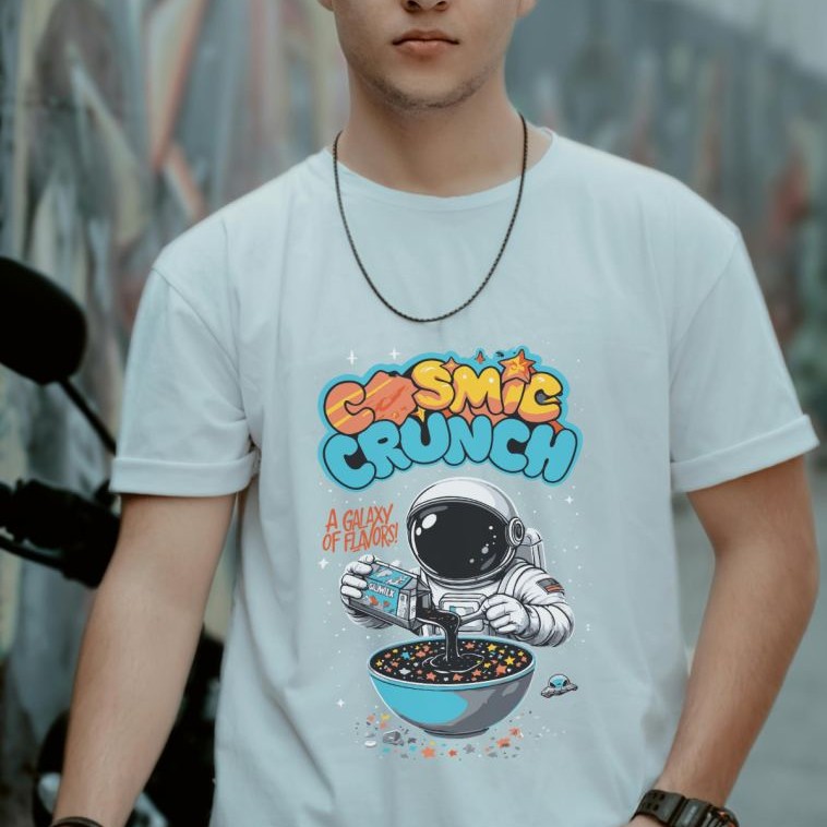 Unisex Oversize 24/1 Penye DTF Baskılı Tişört - DTF174