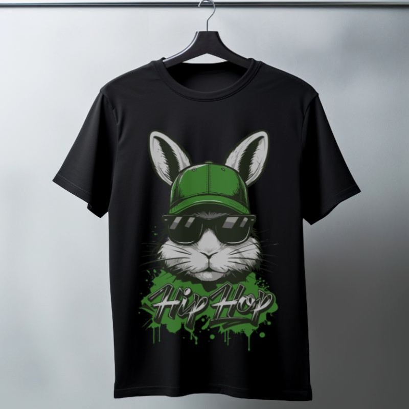Unisex Oversize 24/1 Penye DTF Baskılı Tişört - DTF177