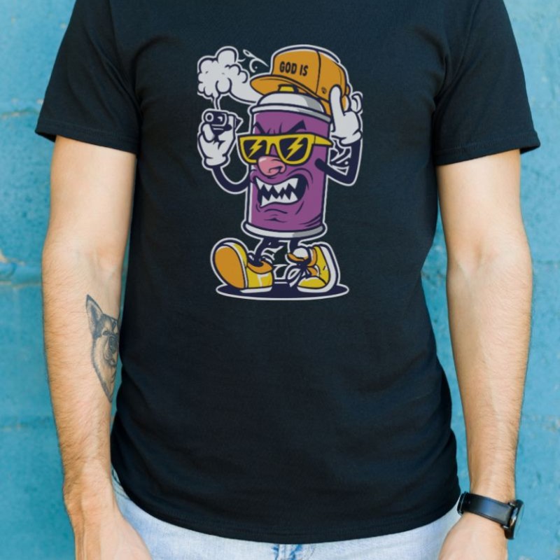 Unisex Oversize 24/1 Penye DTF Baskılı Tişört - DTF183
