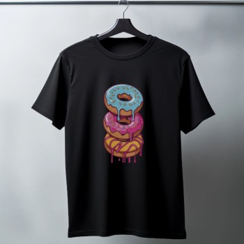 Unisex Oversize 24/1 Penye DTF Baskılı Tişört - DTF187