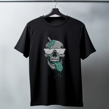 Unisex Oversize 24/1 Penye DTF Baskılı Tişört - DTF188