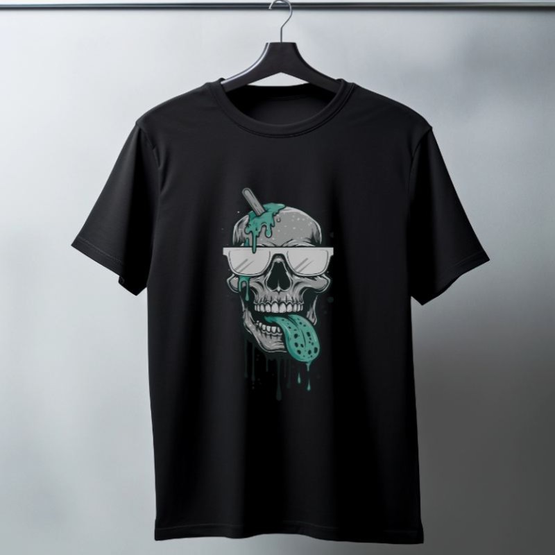Unisex Oversize 24/1 Penye DTF Baskılı Tişört - DTF188