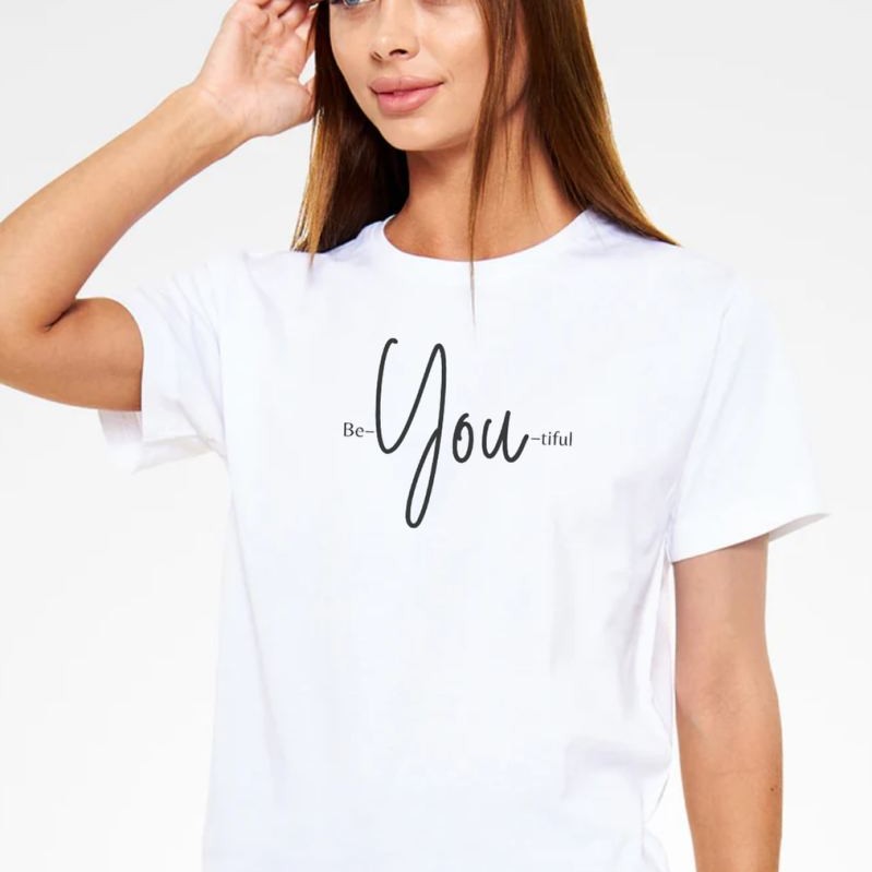 Unisex Oversize 24/1 Penye DTF Baskılı Tişört - DTF203