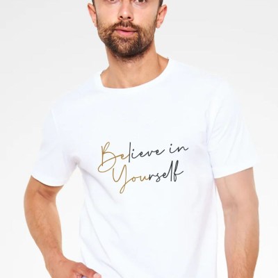 Unisex Oversize 24/1 Penye DTF Baskılı Tişört - DTF206
